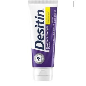 Desitin Maximum Strength Baby Diaper Rash Cream with 40% Zinc Oxide, (4.8 oz)